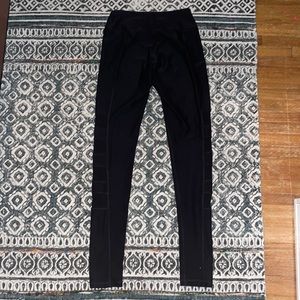 black mesh leggings